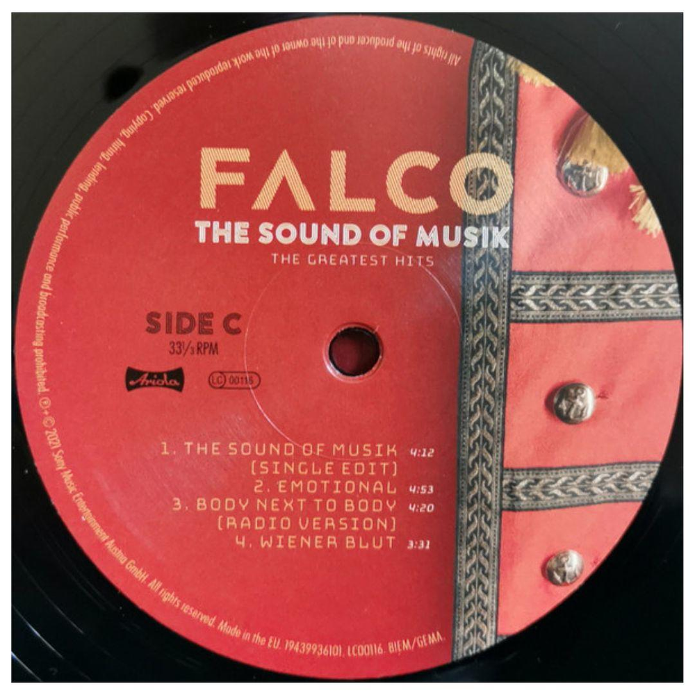 FALCO - SOUND OF MUSIK GREATEST HITS 2LP POSTER