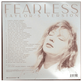 TAYLOR SWIFT - FEARLESS (TAYLOR'S VERSION GOLD)(3LP) VINILO