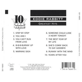 EDDIE RABBITT - GREATEST HITS CD