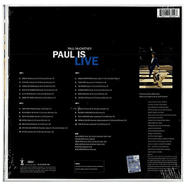 PAUL McCARTNEY - PAUL IS LIVE (2LP) VINILO