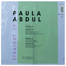 PAULA ABDUL - STRAIGHT UP 12'' MAXI SINGLE VINILO USADO