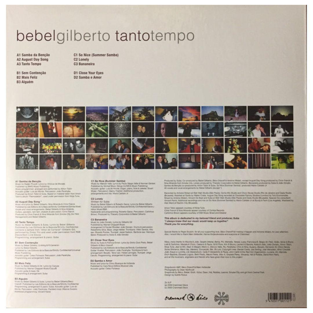 BEBEL GILBERTO - TANTO TEMPO (2LP) | VINILO