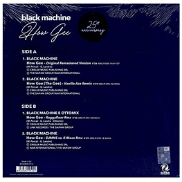 BLACK MACHINE - HOW GEE 12'' MAXI SINGLE VINILO