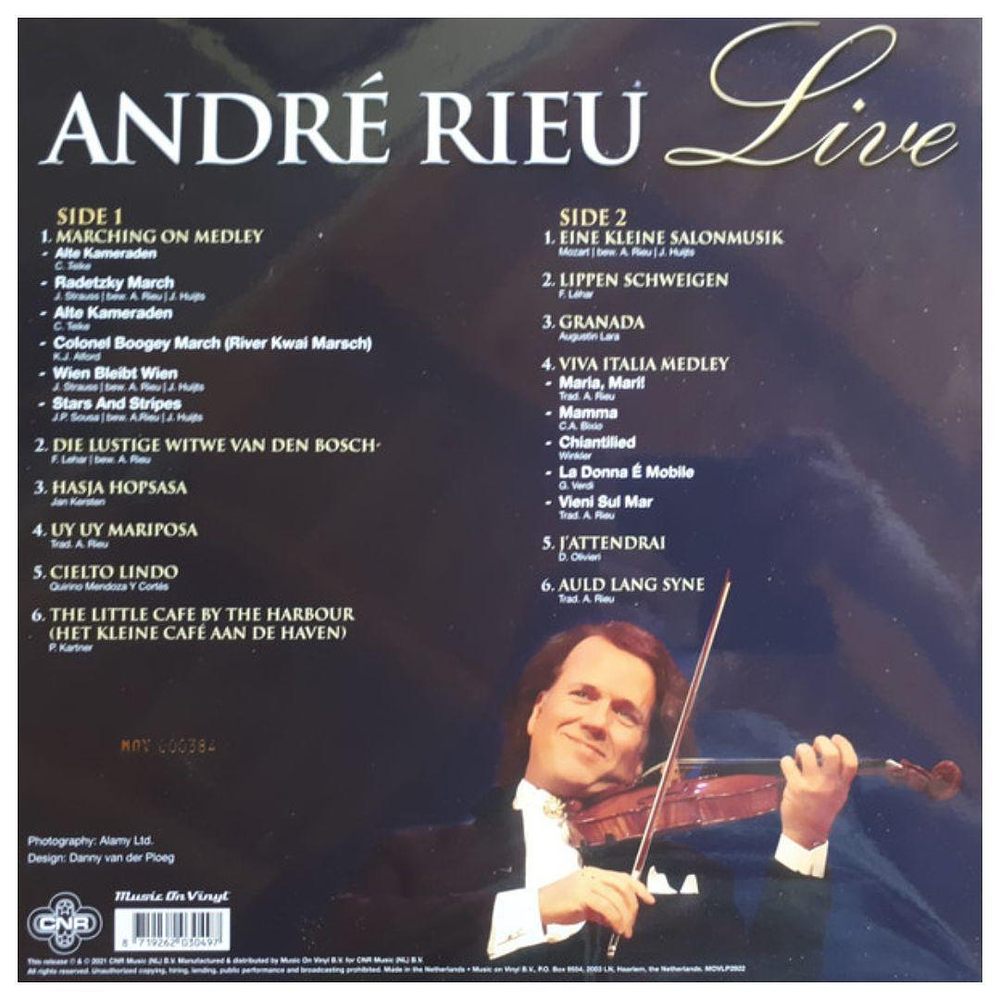ANDRE RIEU LIVE (BLUE VINYL) VINILO