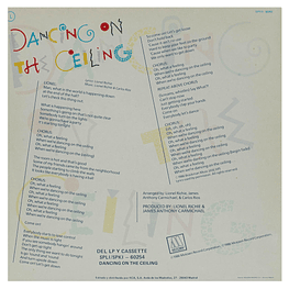 LIONEL RICHIE - DANCING ON THE CEILING |12'' MAXI SINGLE - VINILO USADO