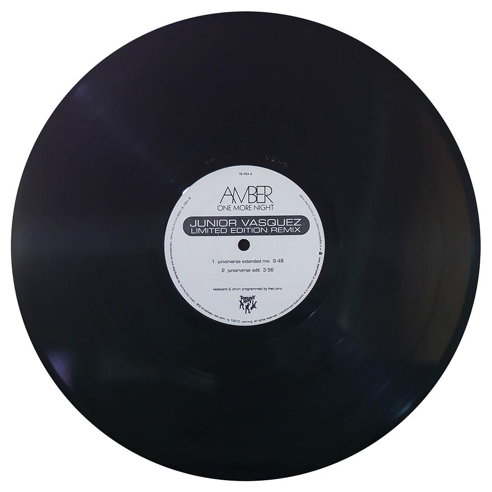 AMBER - ONE MORE NIGHT (JUNIOR VASQUEZ REMIX) | 12'' MAXI SINGLE USADO