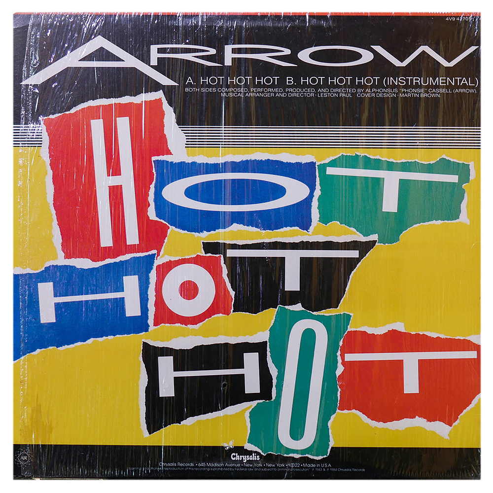 ARROW - HOT HOT HOT | 12'' MAXI SINGLE USADO