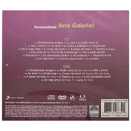 ANA GABRIEL - PERSONALIDAD (CD+DVD) | CD