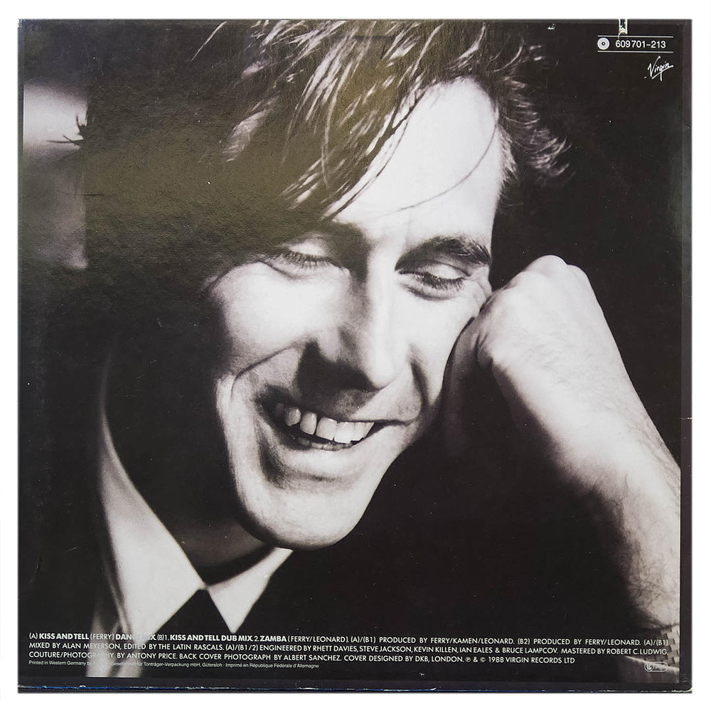 BRYAN FERRY - KISS AND TELL  | 12'' MAXI SINGLE USADO