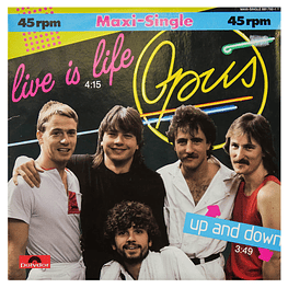 OPUS - LIVE IS LIFE | 12'' MAXI SINGLE USADO