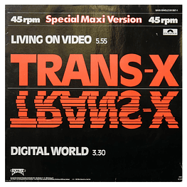 TRANS-X - LIVING ON VIDEO | 12'' MAXI SINGLE USADO