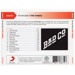BAD COMPANY - PLAYLIST: THE VERY BEST OF | CD