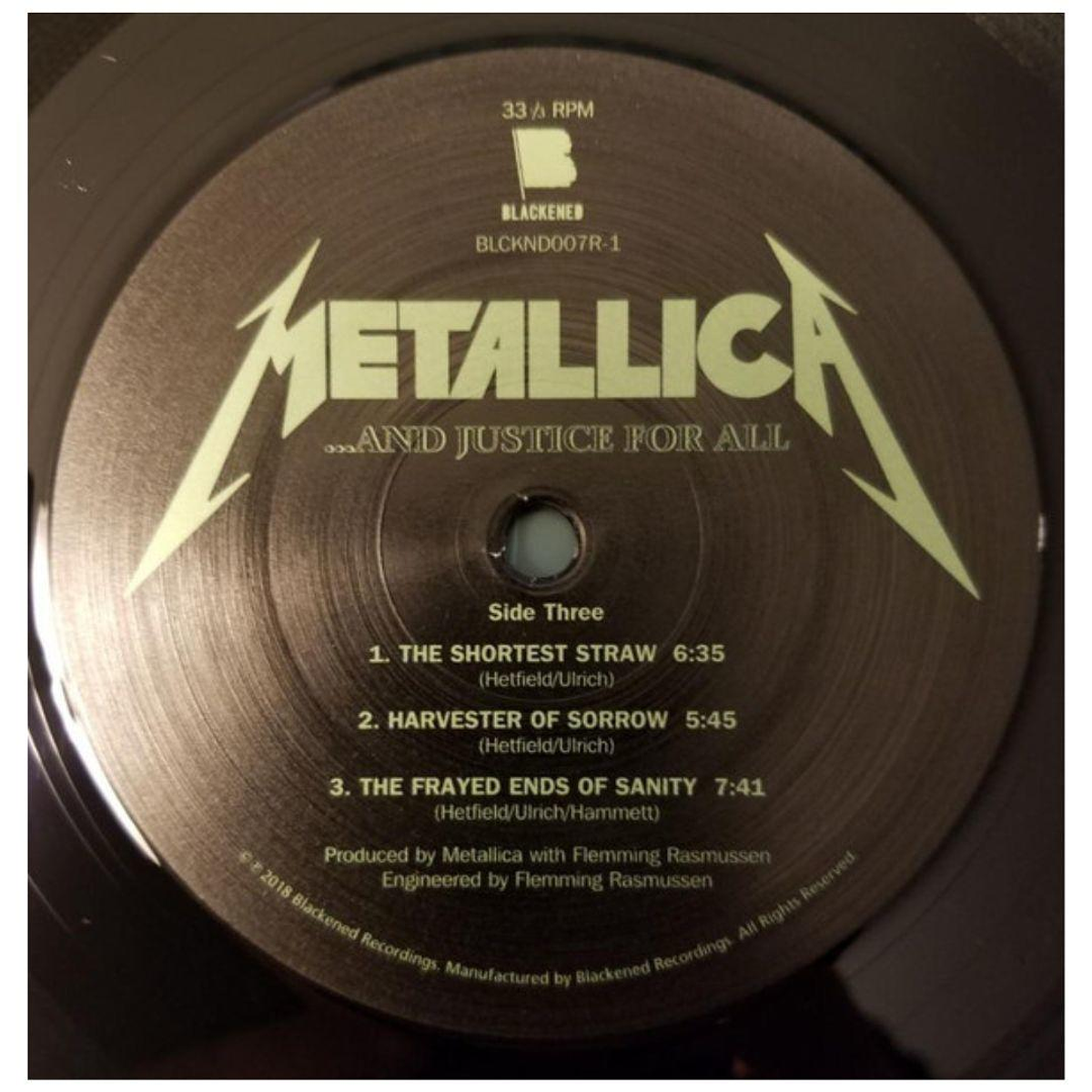 METALLICA - AND JUSTICE FOR ALL (2LP) (BLACKENED)