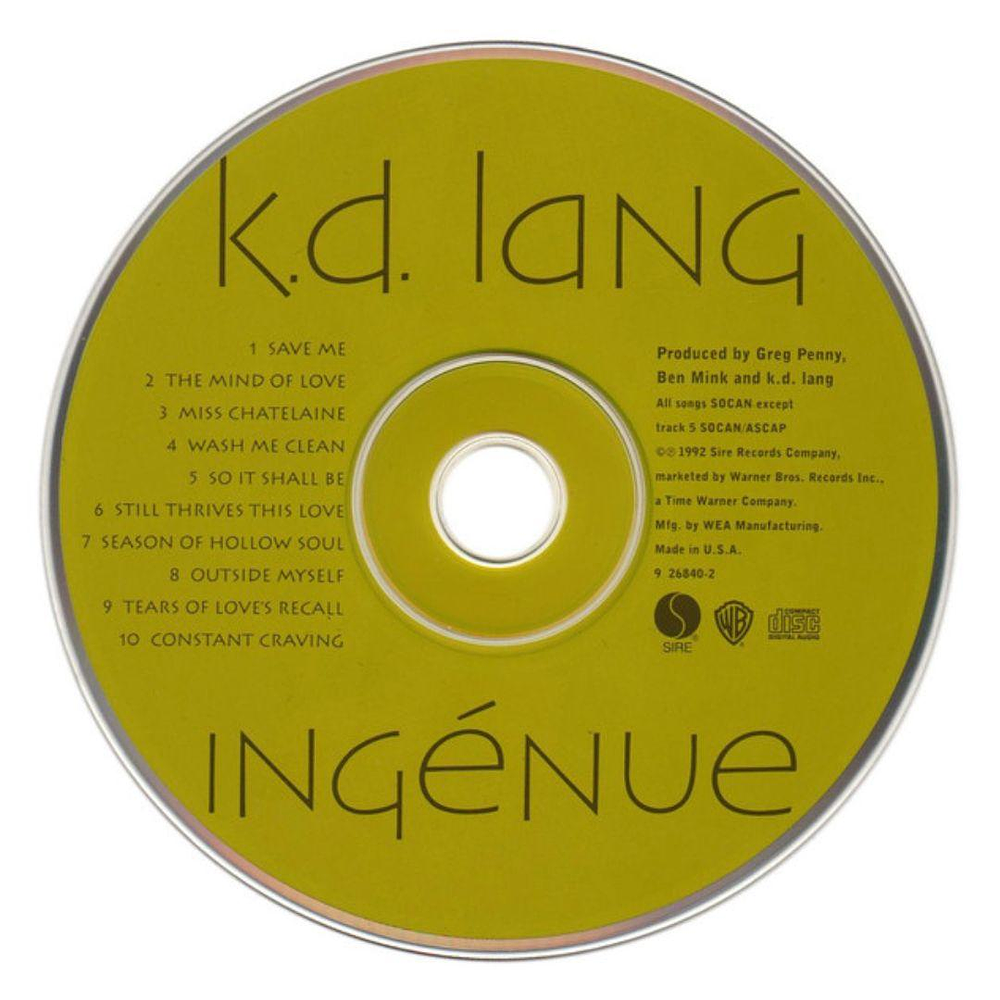 K.D. LAND - INGÉNUE | CD USADO