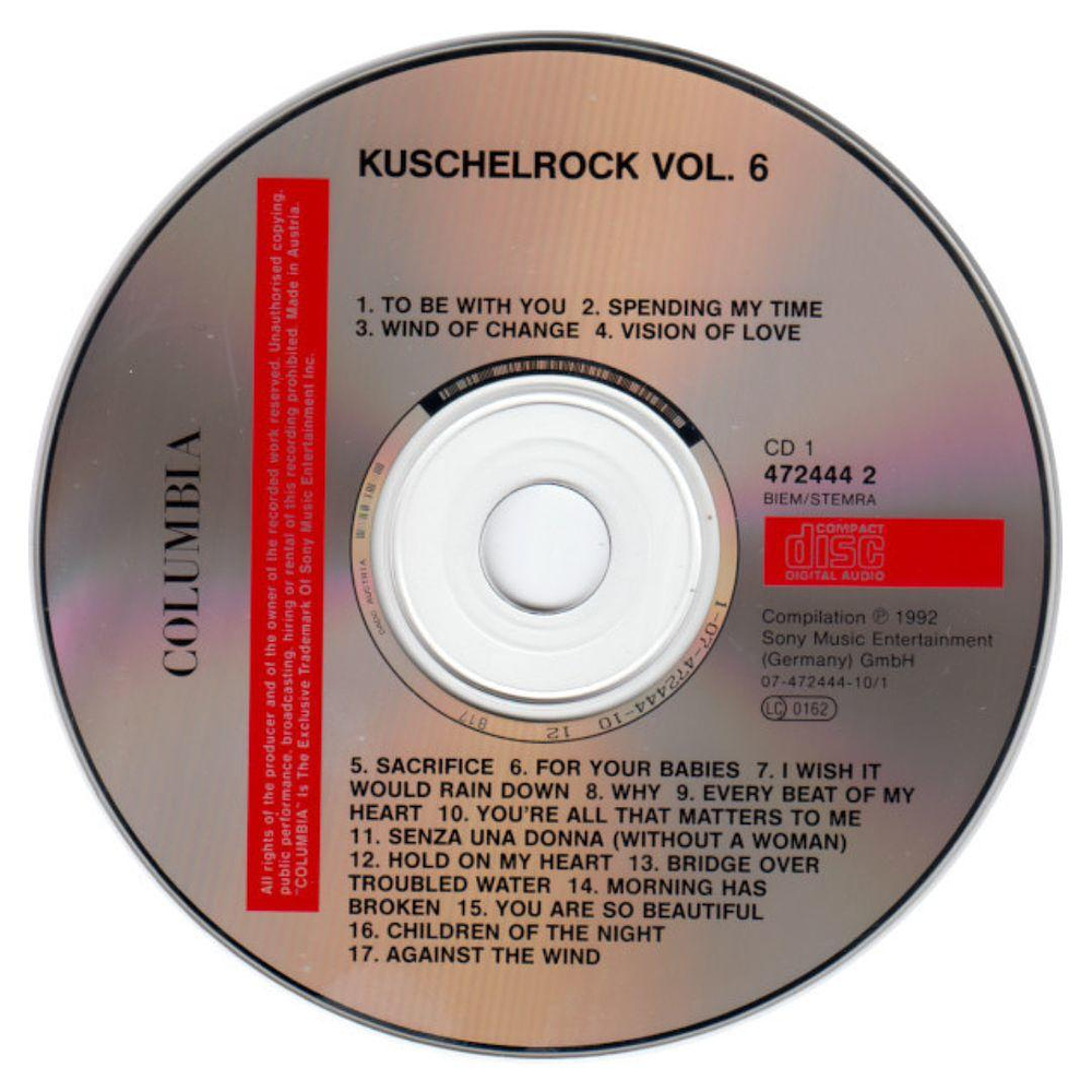 KUSCHELROCK - KUSCHELROCK VOL.6 | CD USADO