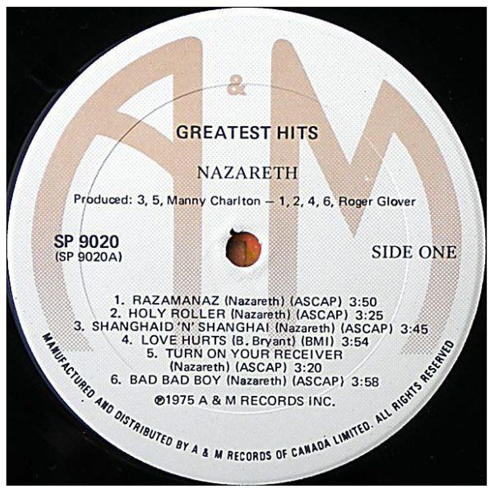 NAZARETH GREATEST HITS VINILO USADO