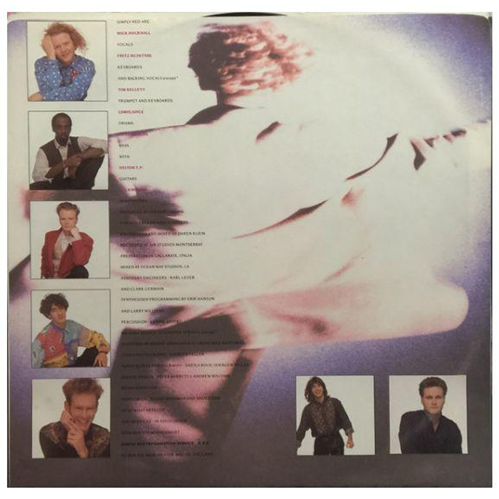 SIMPLY RED - A NEW FLAME | VINILO USADO