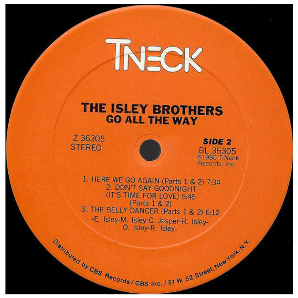 ISLEY BROTHERS - GO ALL THE WAY | VINILO USADO