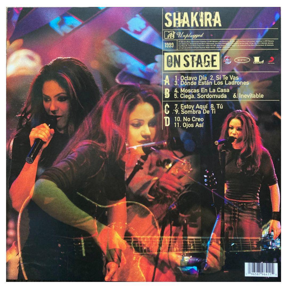 SHAKIRA - MTV UNPLUGGED (2LP) |  VINILO 