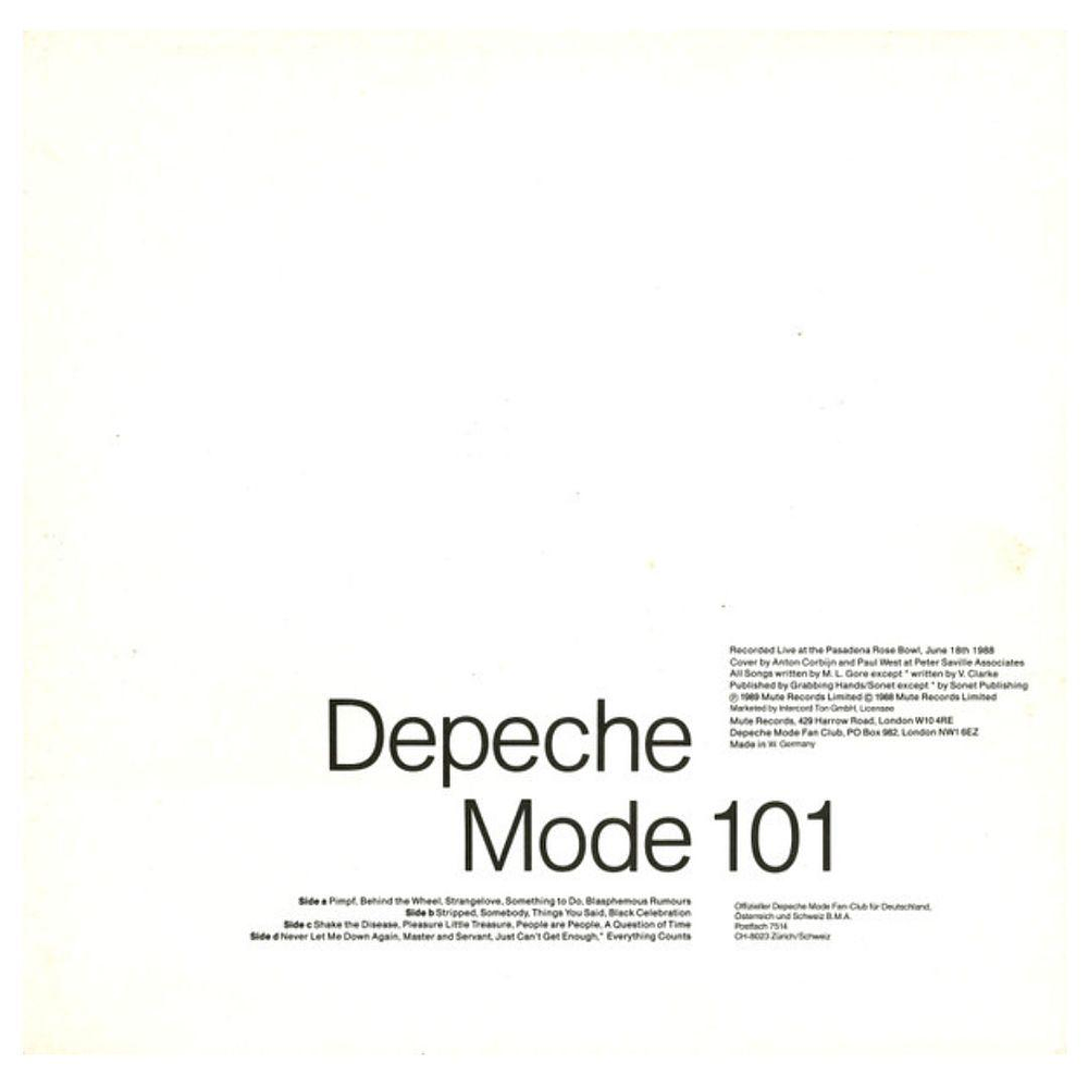DEPECHE MODE - 101 (2LP) | VINILO