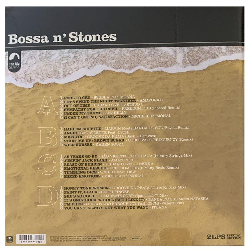 BOSSA N' STONES  - VARIOUS ARTIST (2LP) (YELLOW VINYL) | VINILO