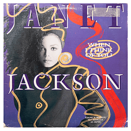 JANET JACKSON - WHEN I THINK OF YOU | 12'' MAXI SINGLE - VINILO USADO