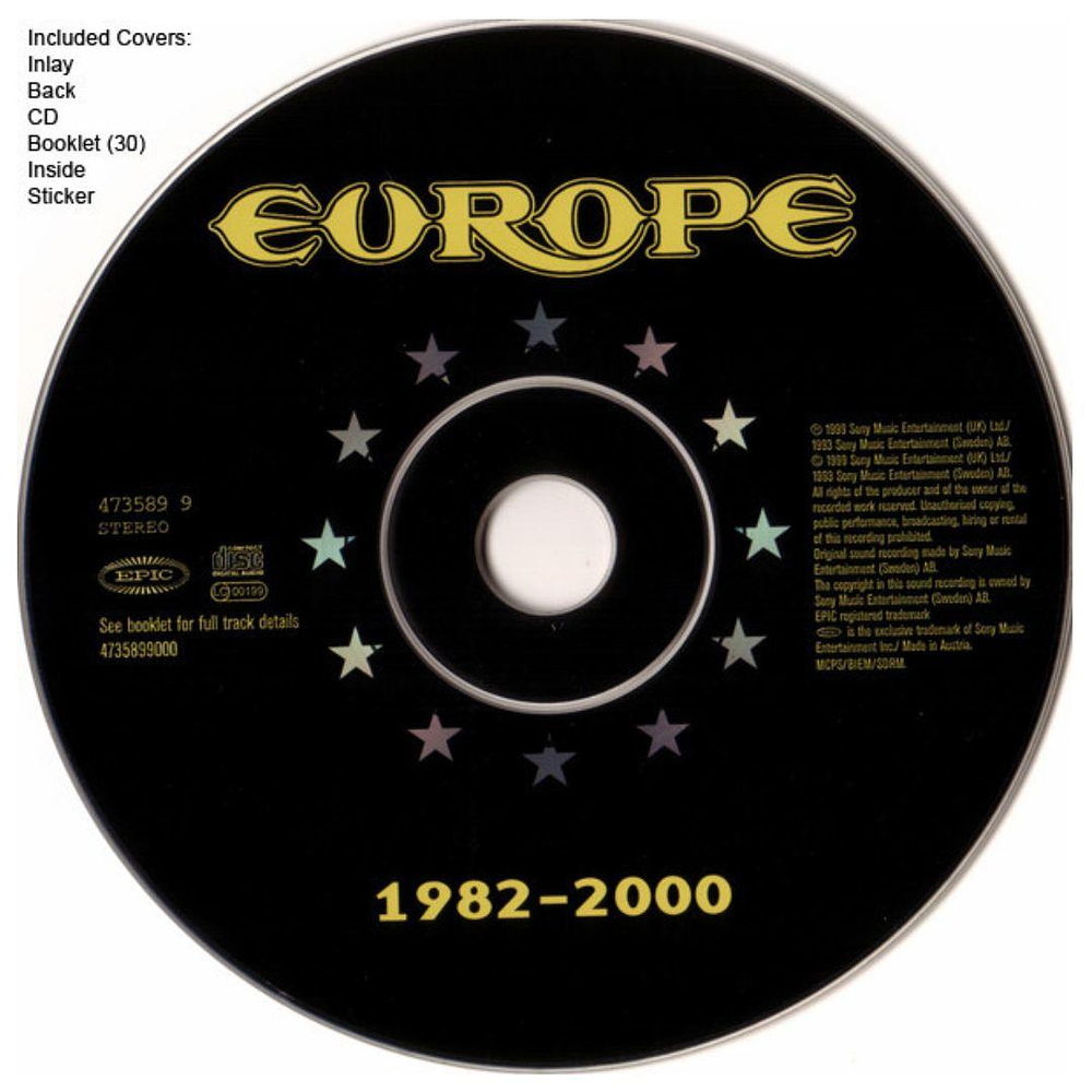 EUROPE - BEST OF 1982-2000 | CD