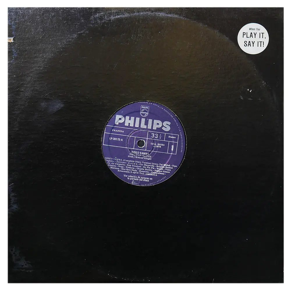 Two man sound disco samba vinilo usado