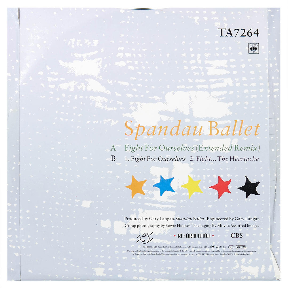 SPANDAU BALLET - FIGHT FOR OURSELVES | 12'' MAXI SINGLE USADO