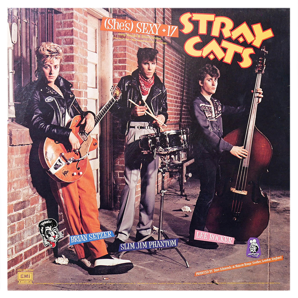 STRAY CATS - SEXY+17 | 12'' MAXI SINGLE USADO