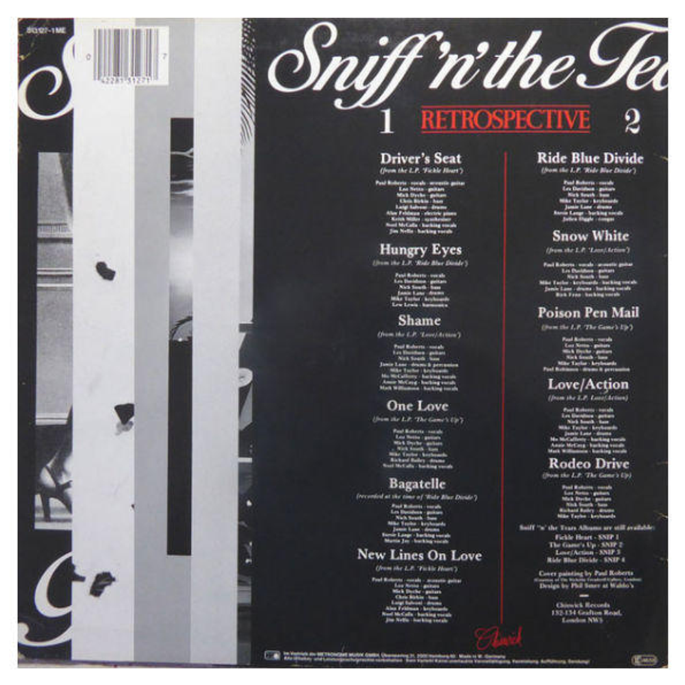 SNIFF 'N' THE TEARS - RETROSPECTIVE  | VINILO USADO