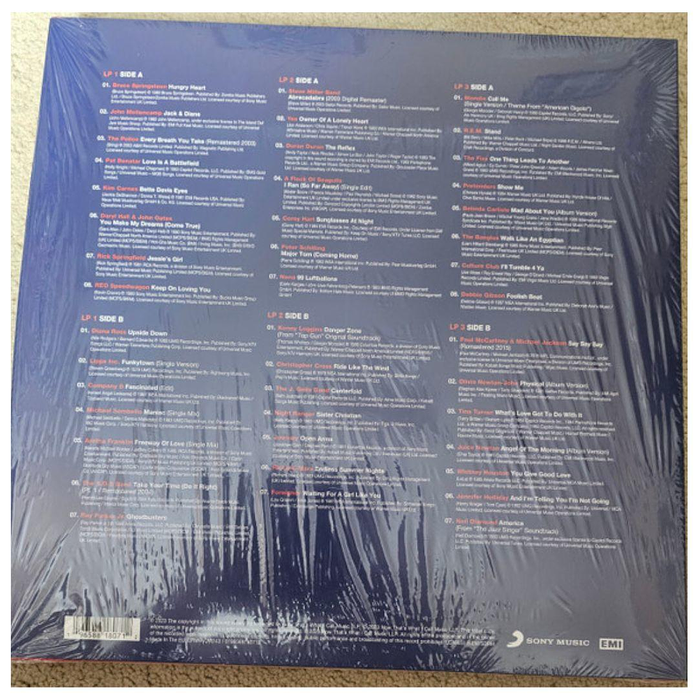 NOW  USA THE  80S (3LP) - VARIOUS (RED/WHITE & BLUE VINYL) |  VINILO 