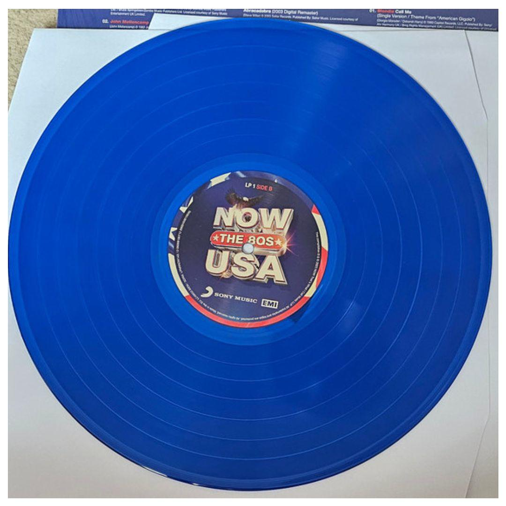 NOW  USA THE  80S (3LP) - VARIOUS (RED/WHITE & BLUE VINYL) |  VINILO 