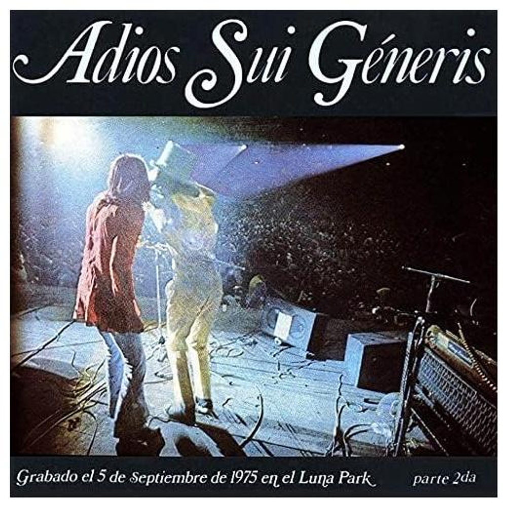 SUI GENERIS - ADIOS SUI GENERIS 2 |  VINILO 