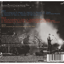GUSTAVO CERATI - FUERZA NATURAL TOUR (2CD+DVD) | CD