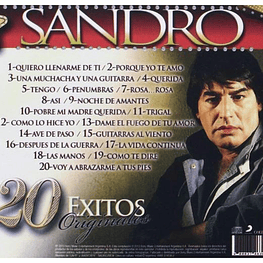 SANDRO - 20 EXITOS ORIGINALES | CD