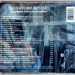 ADAMO - 24 GRANDES EXITOS EN CASTELLANO | CD