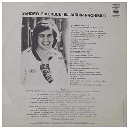 SANDRO GIACOBBE - EL JARDIN PROHIBIDO | VINILO USADO