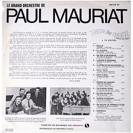 PAUL MAURIAT  - LOVE IS BLUE | VINILO USADO