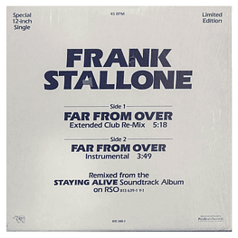 FRANK STALLONE - FAR FROM OVER | 12'' MAXI SINGLE VINILO USADO