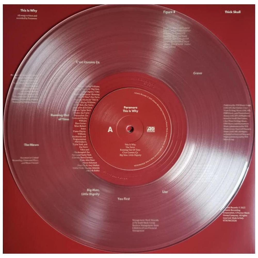 PARAMORE - THIS IS WHY (CLEAR VINYL) | VINILO 