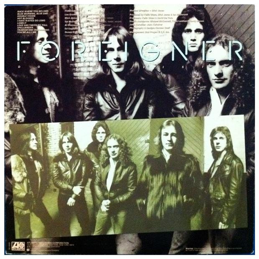 FOREIGNER - DOUBLE VISION | VINILO USADO