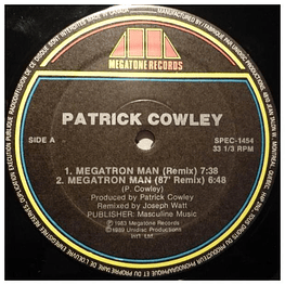 PATRICK COWLEY - MEGATRON MAN | 12'' MAXI SINGLE VINILO USADO