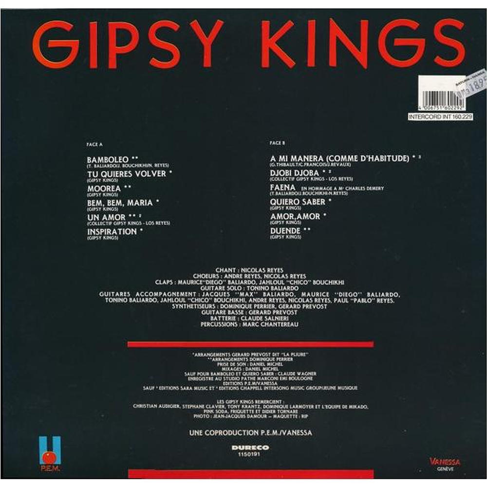 GIPSY KINGS - GIPSY KINGS | VINILO USADO