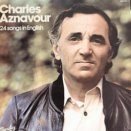 CHARLES AZNAVOUR - 24 SONGS IN ENGLISH (2LP) | VINILO USADO