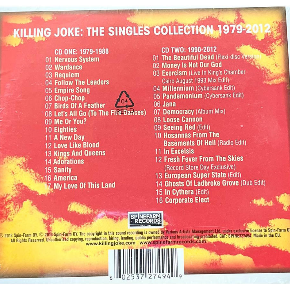 KILLING JOKE  - THE SINGLES COLLECTION 1979-2012 (2CD) | CD