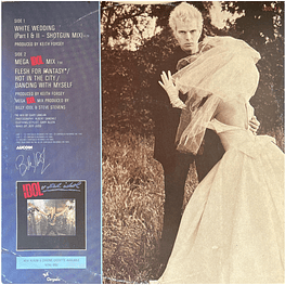 BILLY IDOL - WHITE WEDDING (MEGAMIX) | 12'' MAXI SINGLE VINILO USADO