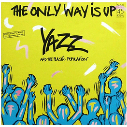YAZZ AND THE PLASTIC POPULATION - THE ONLY WAY IS UP (BLUE VINYL) | 12'' MAXI SINGLE VINILO USADO