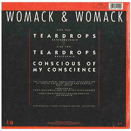 WOMACK & WOMACK - TEARDROPS | 12'' MAXI SINGLE VINILO USADO