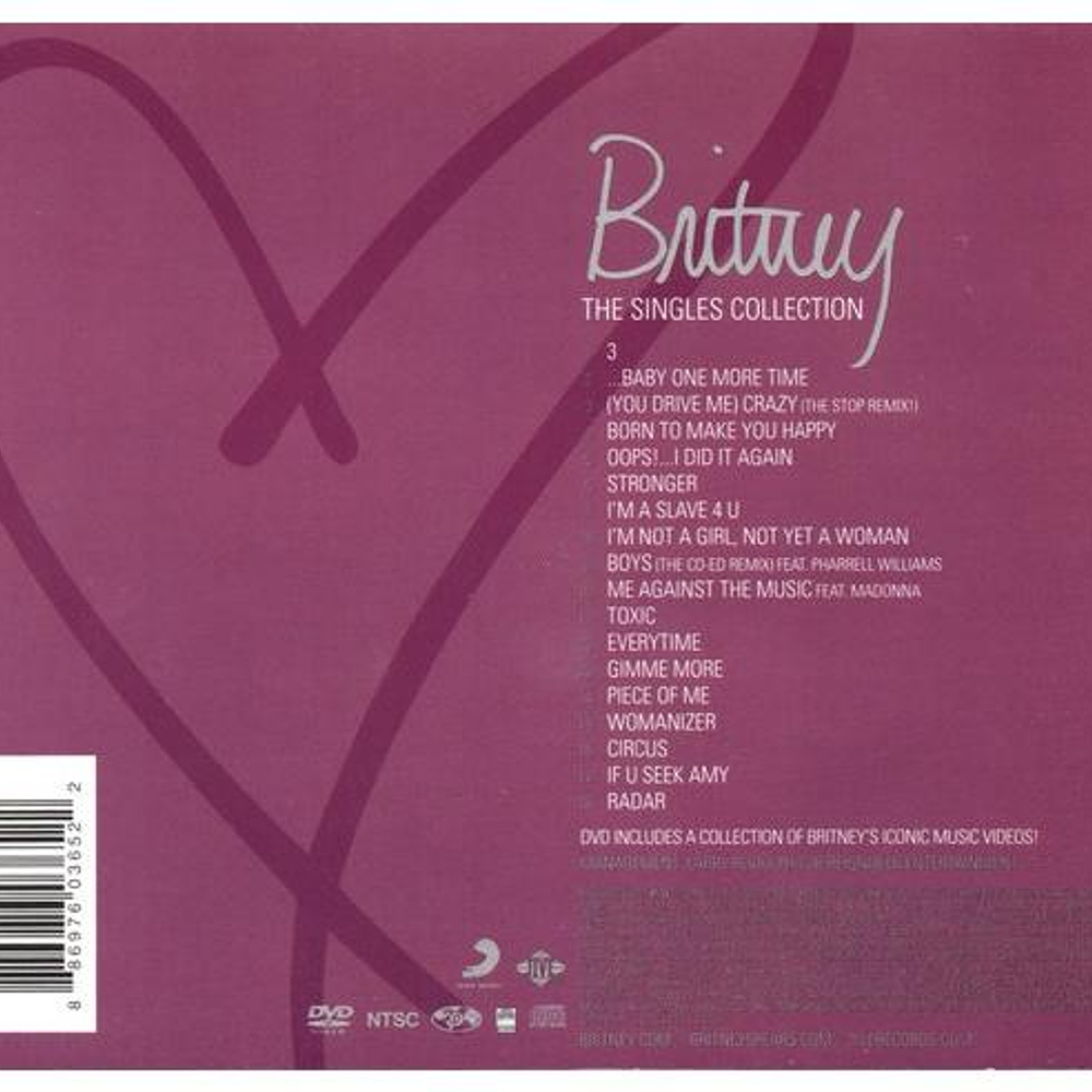 BRITNEY SPEARS - THE SINGLES COLLECTIONS (CD+DVD) | CD